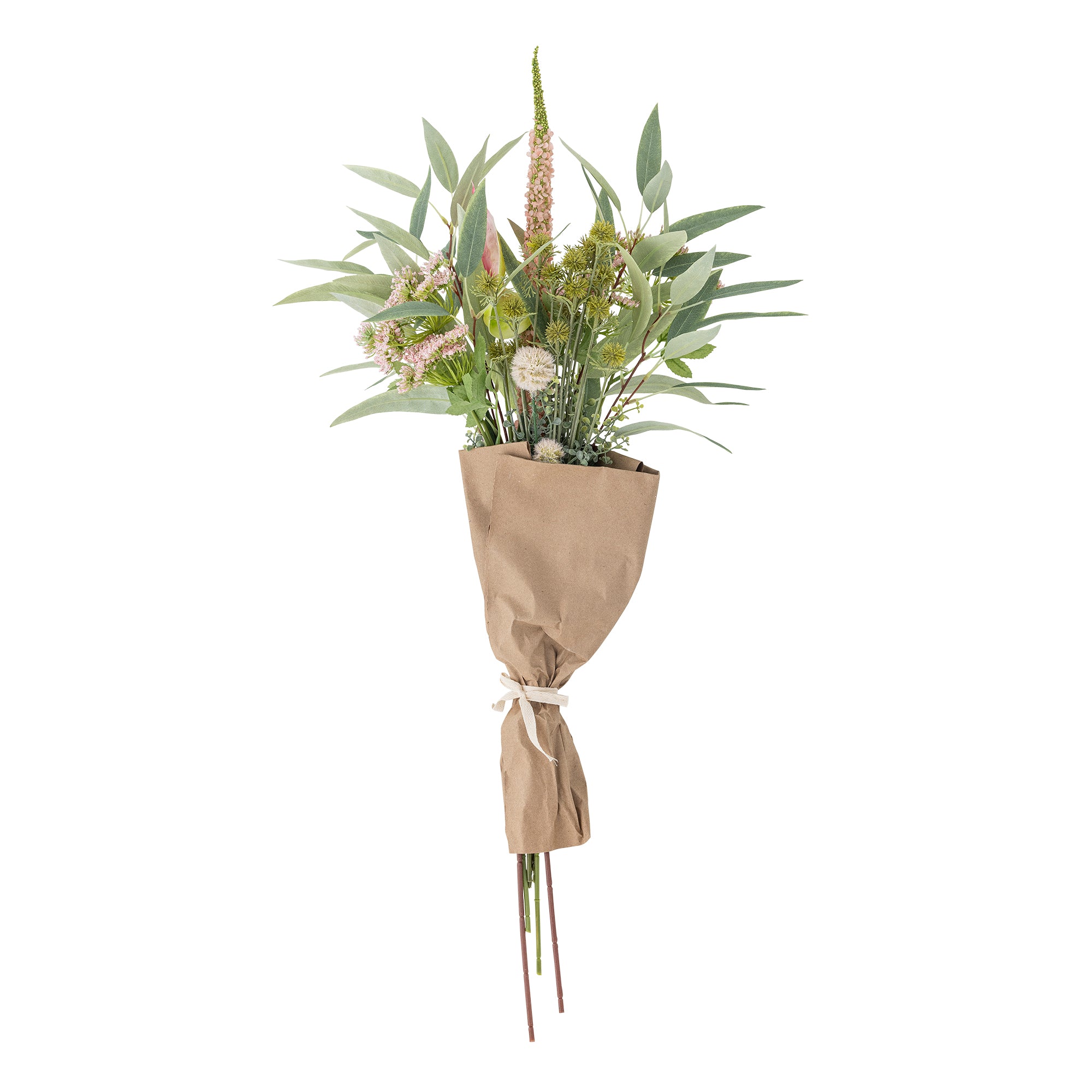 Konstgjord Bukett Blush – Vit & Rosatonad Blomsterdekoration med Naturlig Elegans